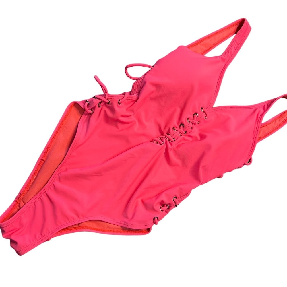 Tini Bikini Size Small One Piece Pink Swimsuit.